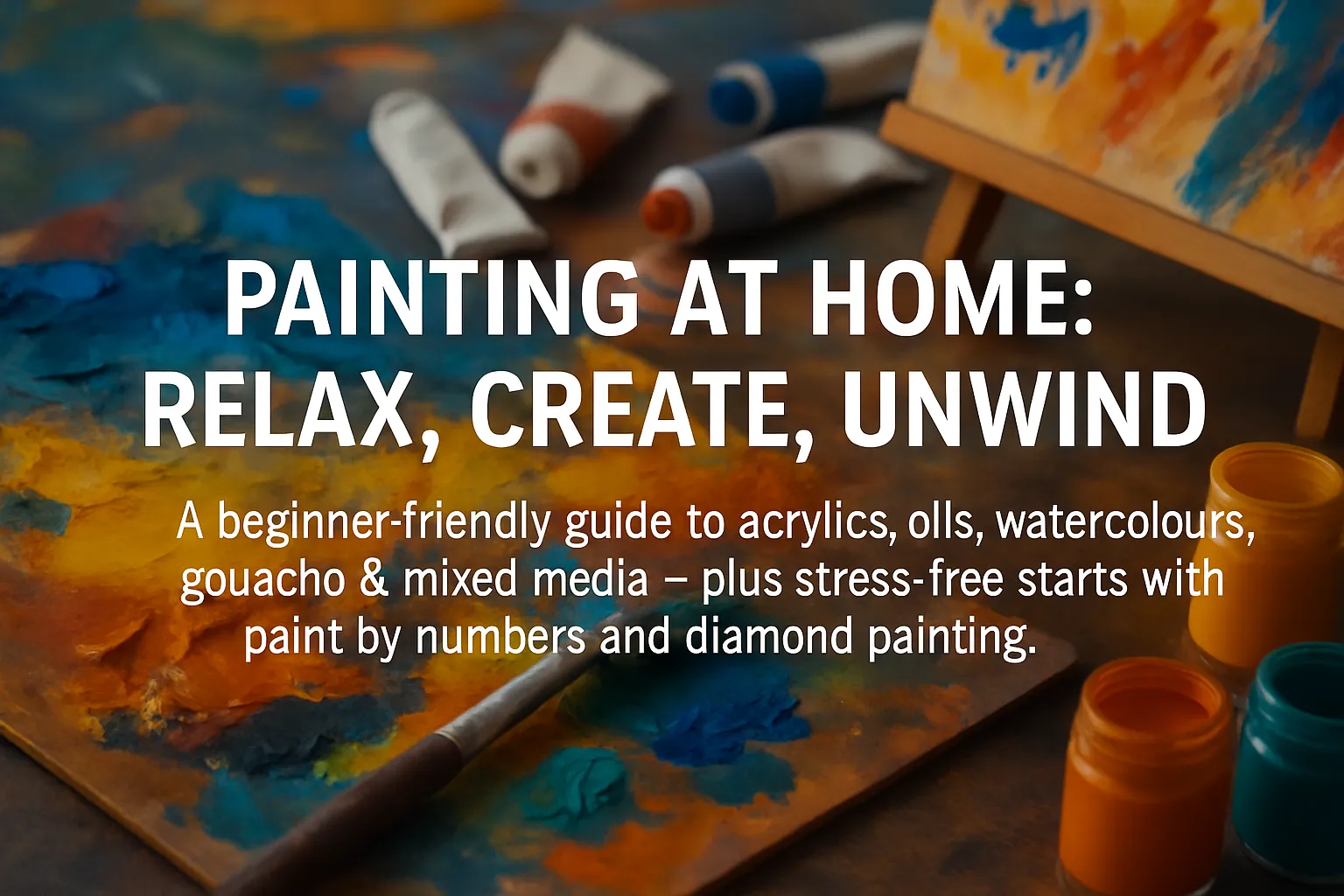 Painting: a relaxing, creative hobby